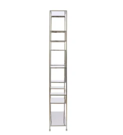 Regał REZINA 205 cm srebrny niklowy*L&L Clearance