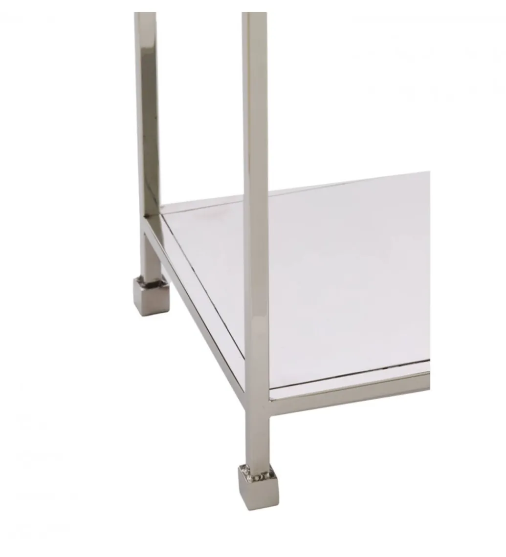 Regał REZINA 205 cm srebrny niklowy*L&L Clearance