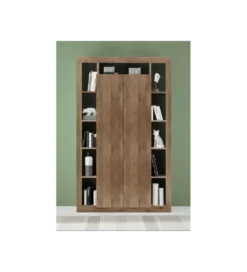 Regał RIMINI 134 cm w kolorze dąb Mercure*MCA Linia Włoska Outlet