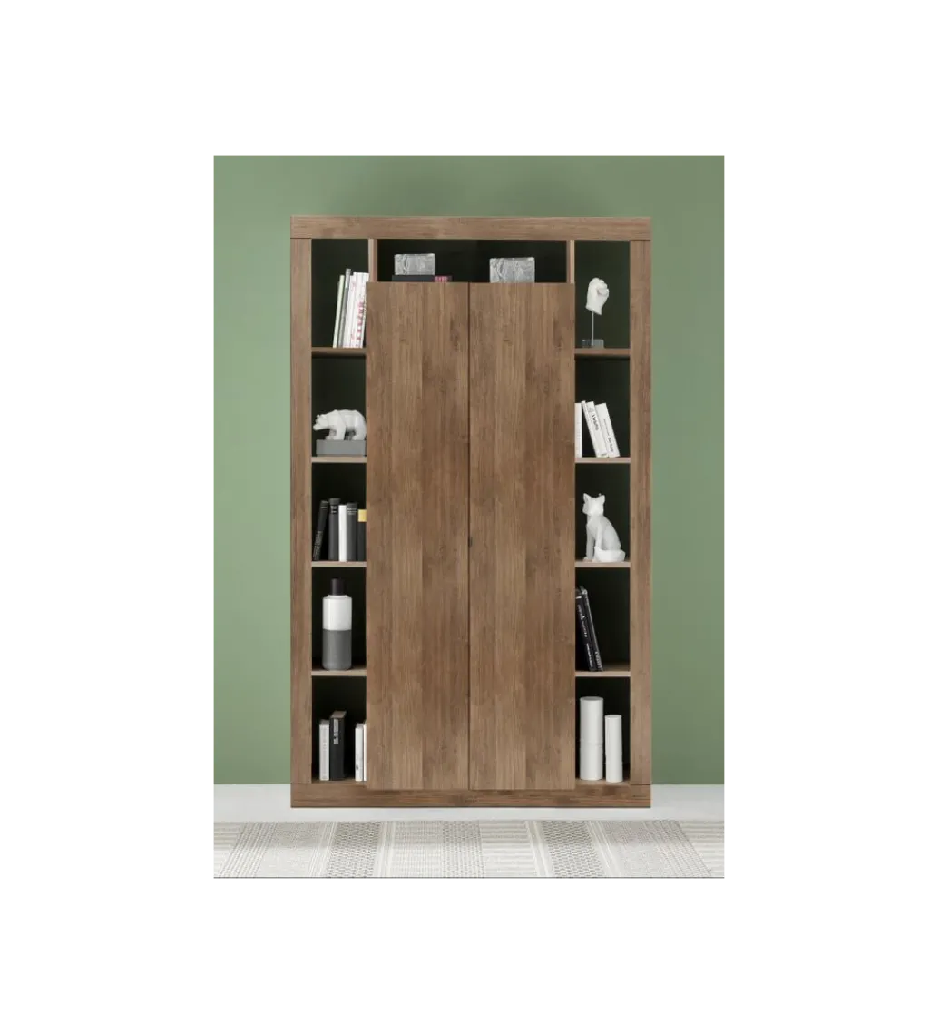Regał RIMINI 134 cm w kolorze dąb Mercure*MCA Linia Włoska Outlet