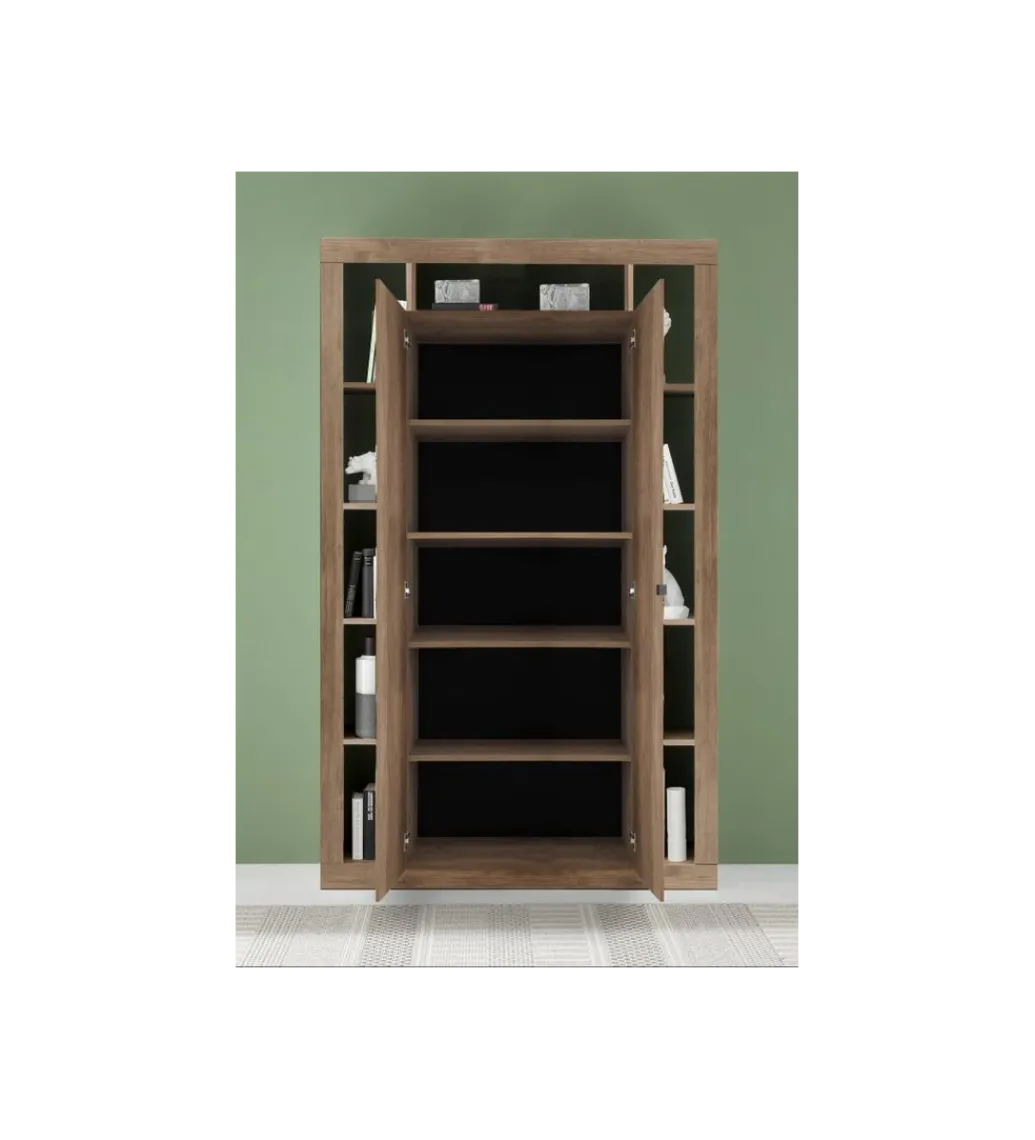 Regał RIMINI 134 cm w kolorze dąb Mercure*MCA Linia Włoska Outlet