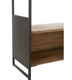 Regał Rustic 100 cm drewno*J-Line Outlet