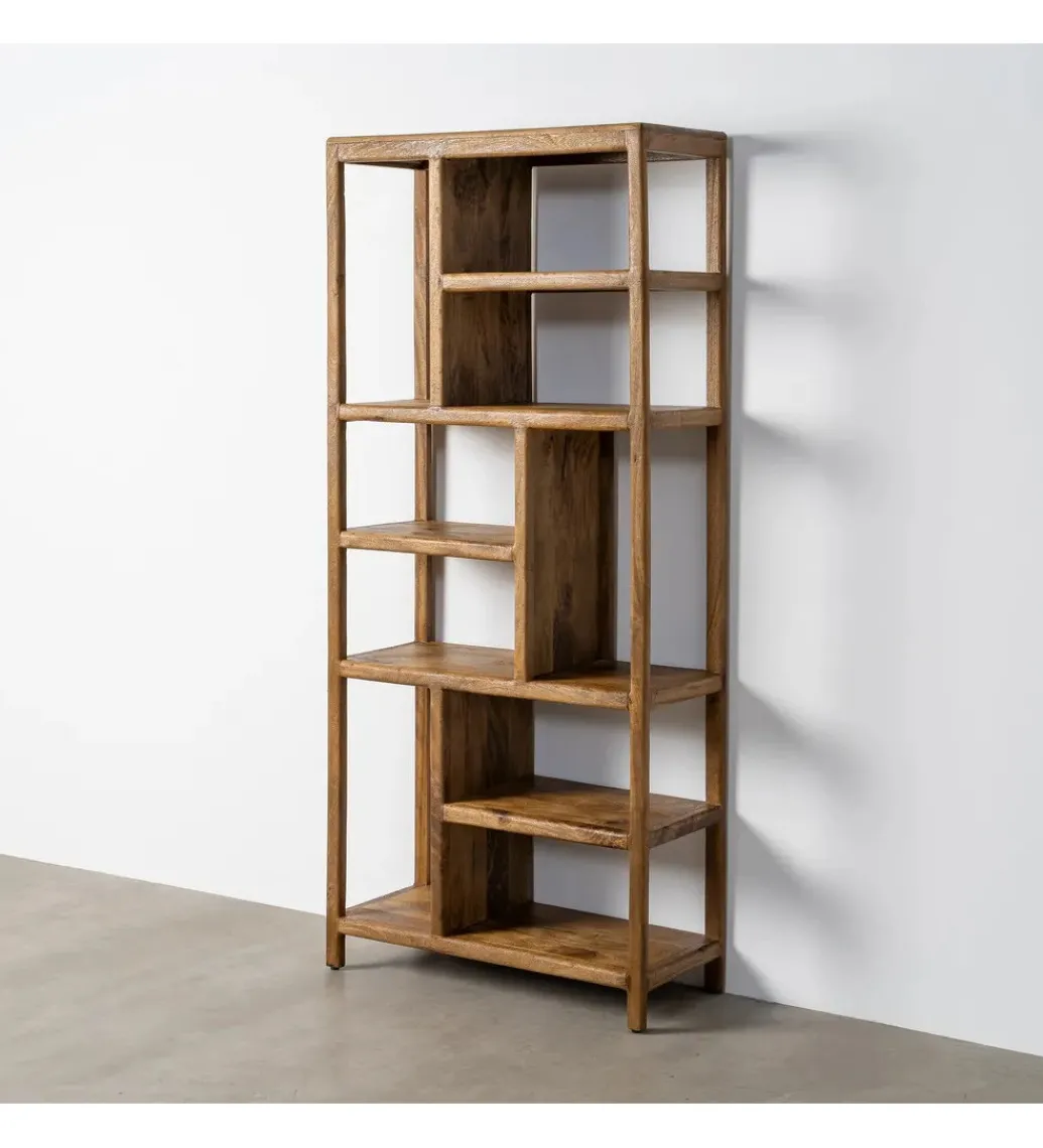 Regał SHELMA 188 cm drewno mango*Zona-Design