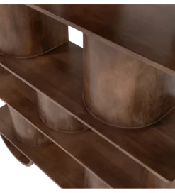Regał SINNE 180 x 130 cm drewno mango*WOOOD Clearance