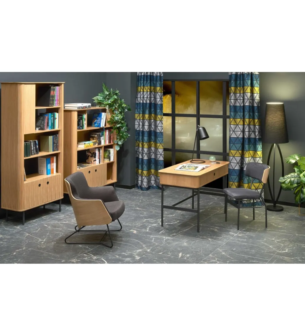 Regał SMART 97 cm w optyce dębu naturalnego*Halmar Sale