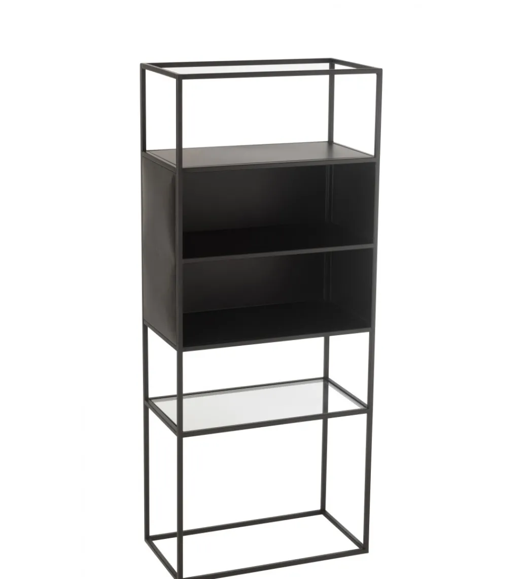 Regał Square 55 cm czarny*J-Line New