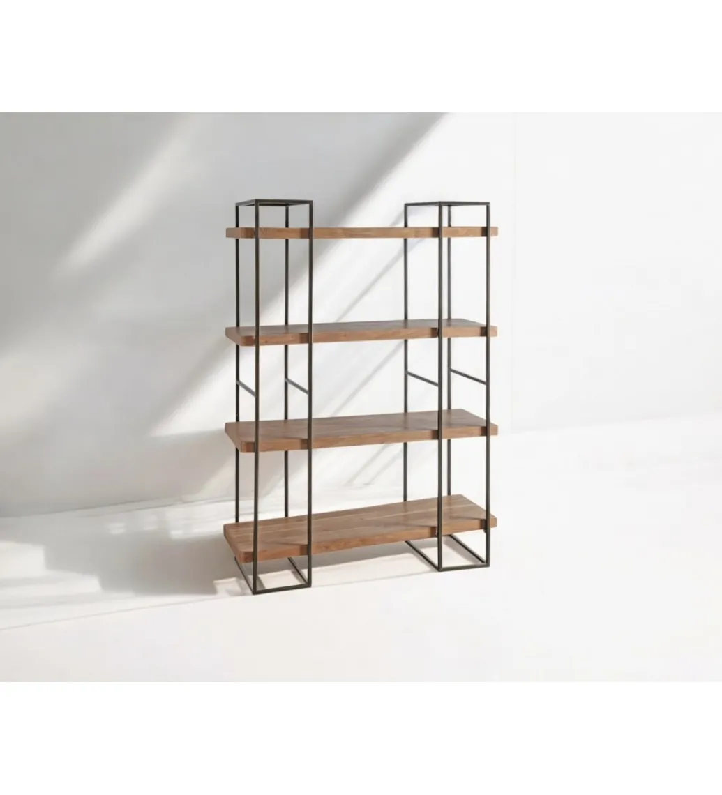 Regał SYRUMI 118 cm drewno akacja*Imeri New