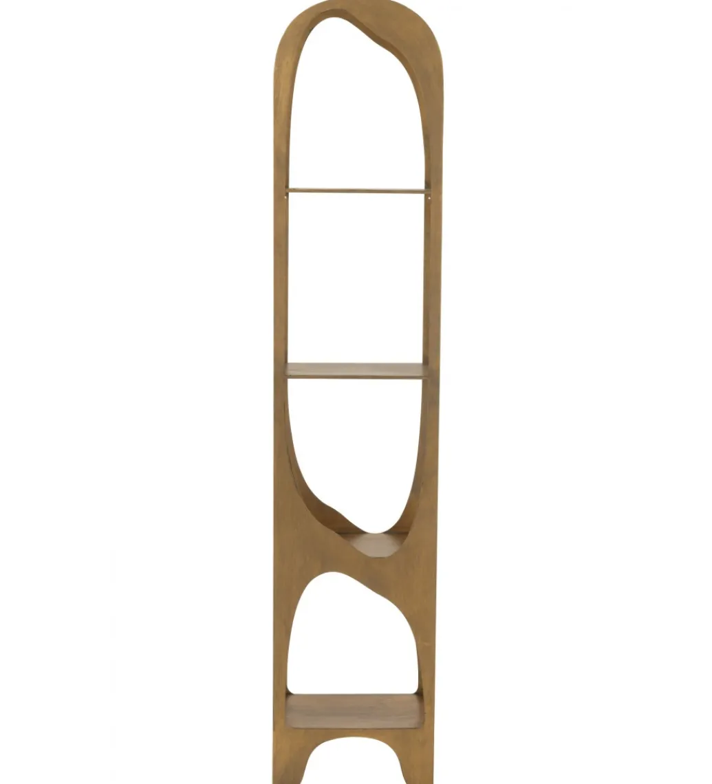 Regał VAR 200 cm złoty*J-Line