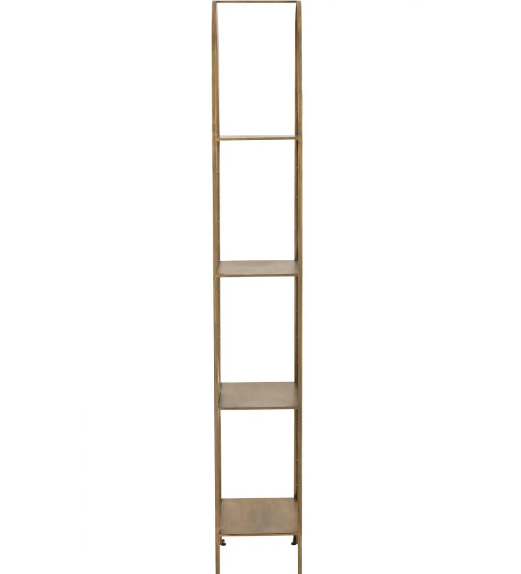 Regał VAR 200 cm złoty*J-Line