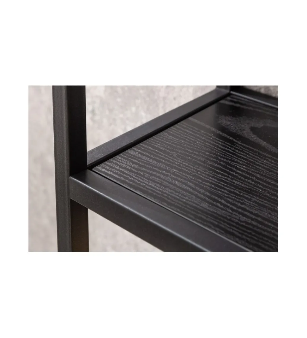 Regał wiszący FONTERA 75 cm czarny*Invicta Interior Discount