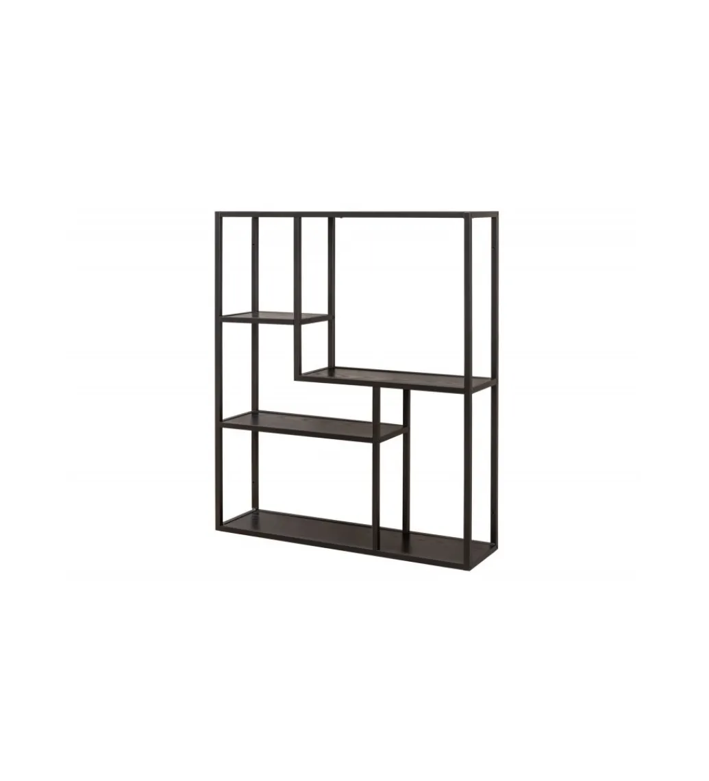 Regał wiszący FONTERA 75 cm czarny*Invicta Interior Discount