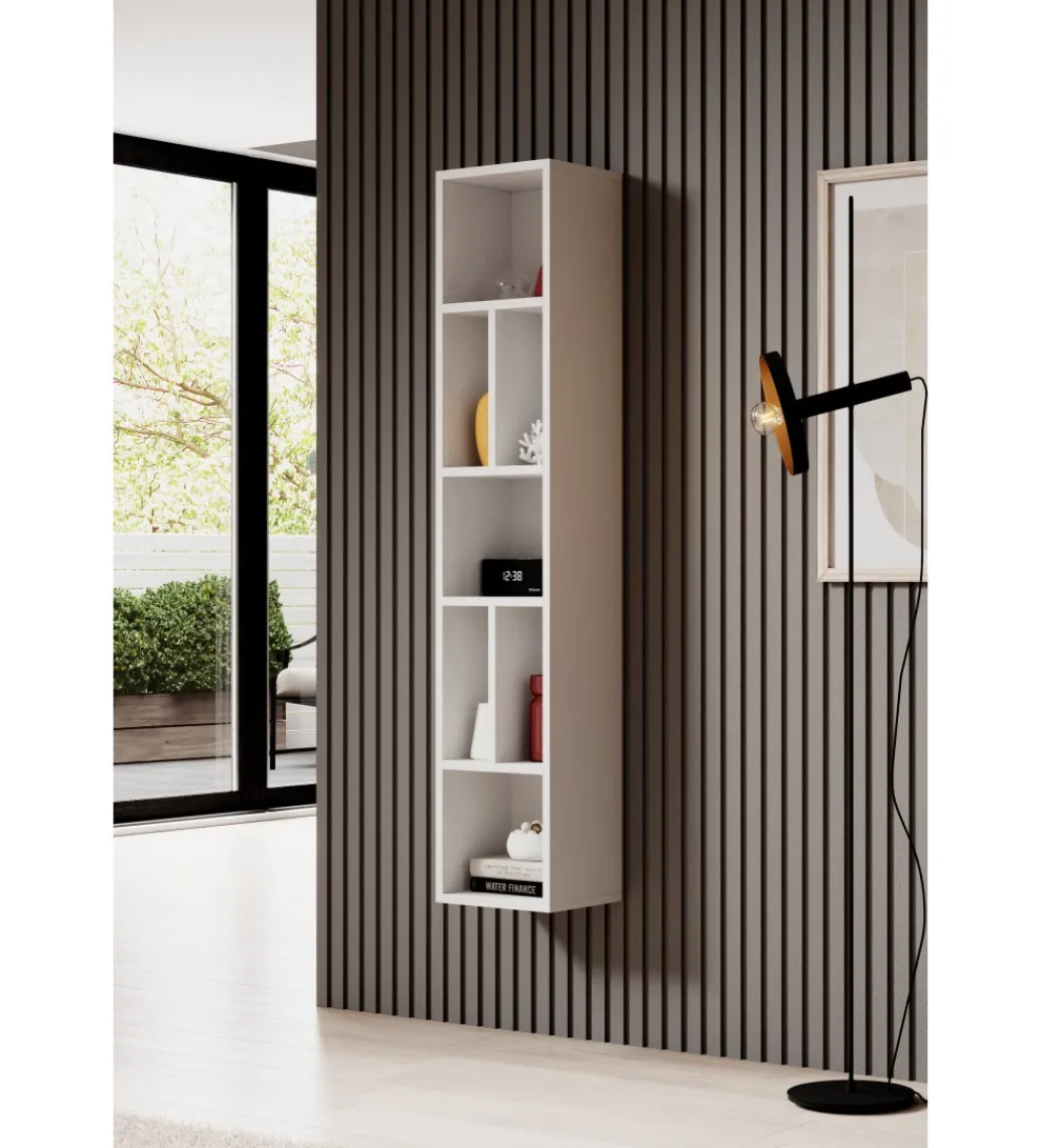 Regał wiszący TOLEDO 32 cm biały*Helvetia Discount