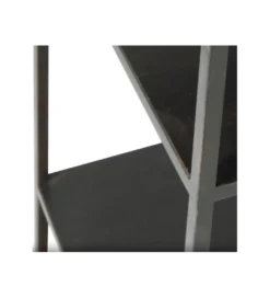 Regał WOLFRAM 185 cm metalowy czarny*J-Line Best