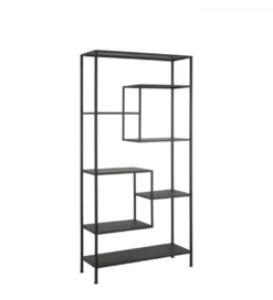 Regał YVANA 200 cm czarny matt*L&L Sale