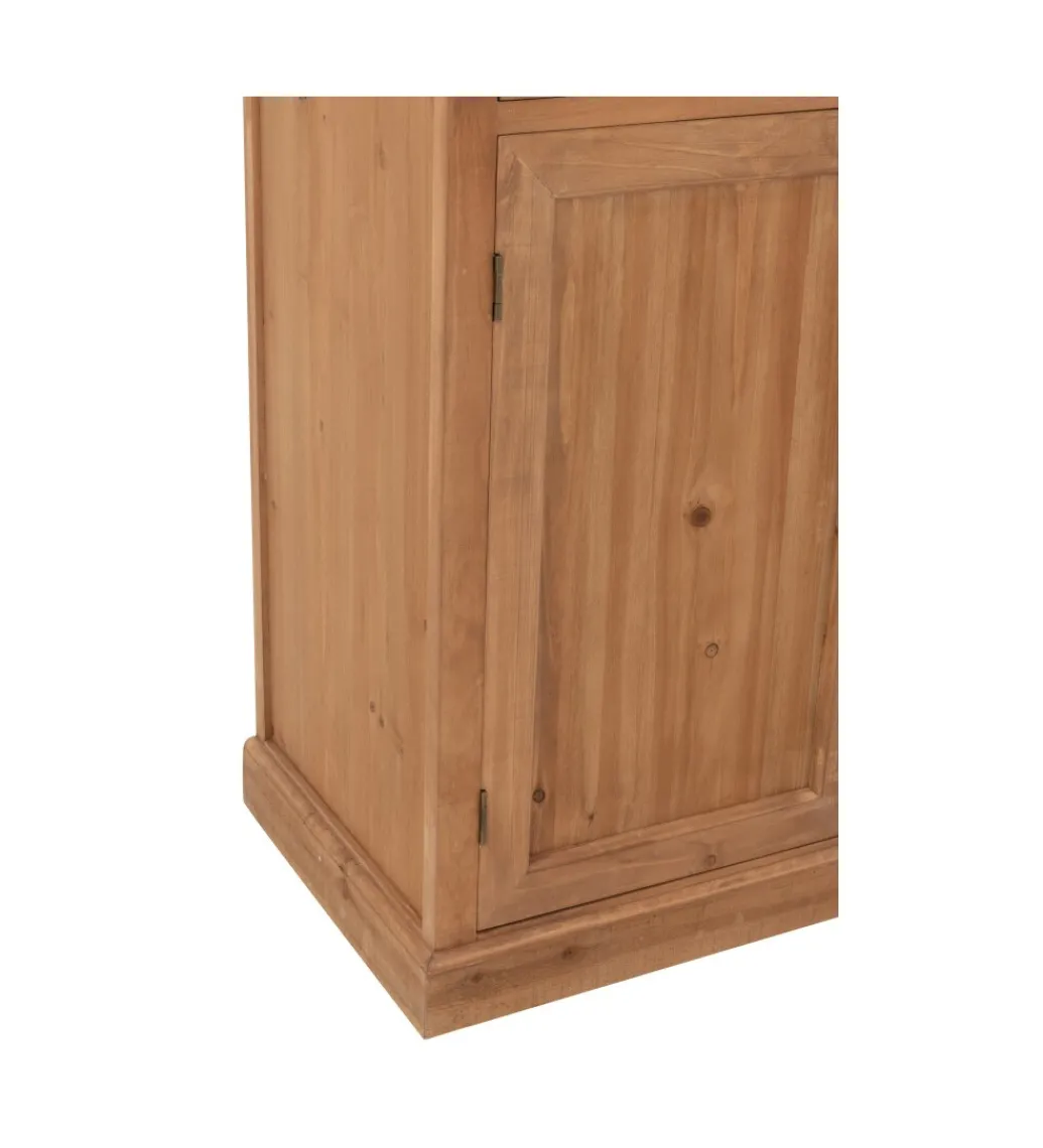 Regał z miejscem na wino LIA 178 cm naturalny*J-Line