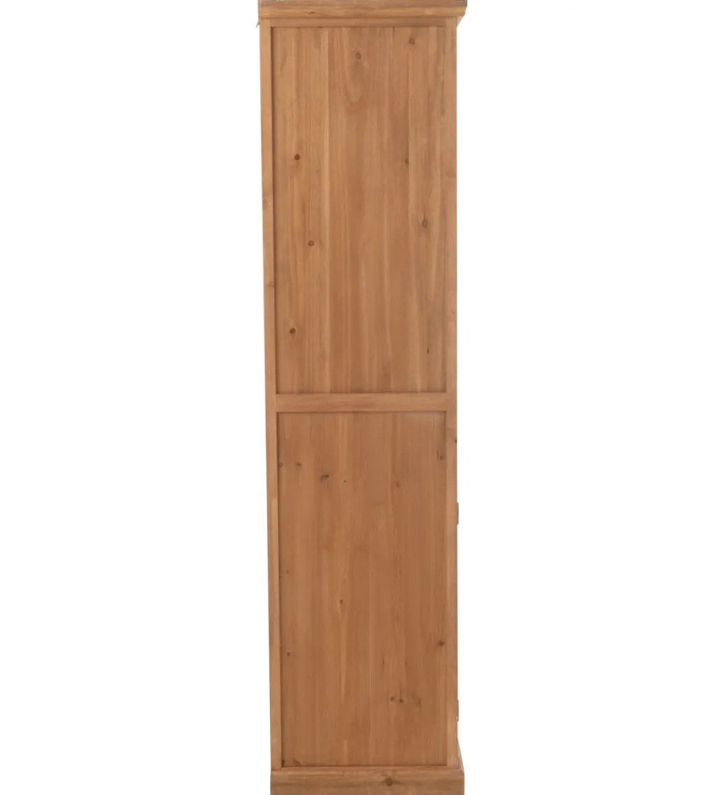 Regał z miejscem na wino LIA 178 cm naturalny*J-Line