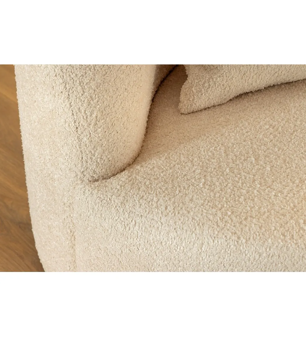 Sofa ATELIER 230 cm 3-osobowa bouclé beżowa*Invicta Interior Hot