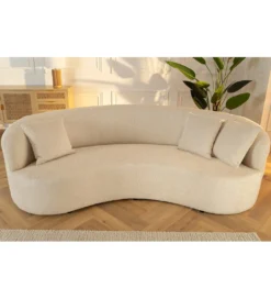 Sofa ATELIER 230 cm 3-osobowa bouclé beżowa*Invicta Interior Hot