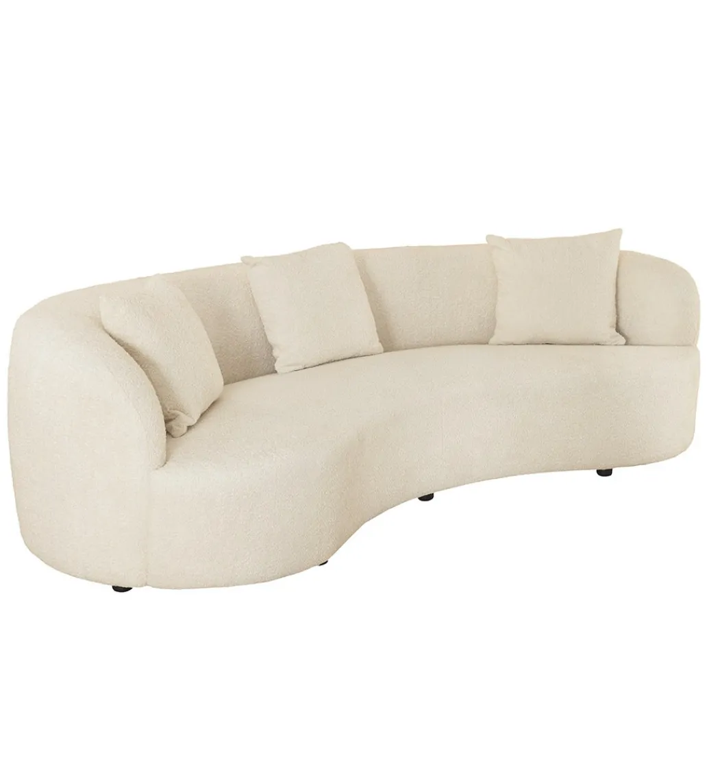 Sofa ATELIER 230 cm 3-osobowa bouclé beżowa*Invicta Interior Hot