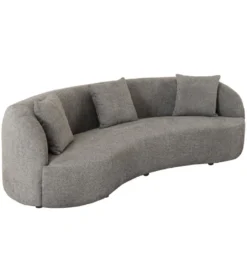 Sofa ATELIER 230 cm 3 osobowa bouclé szary*Invicta Interior Best