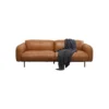 Sofa CALGARY 228 cm skórzana brązowa*KDesign Online