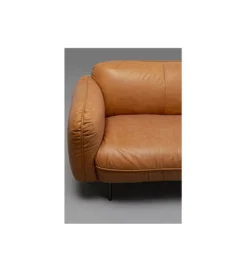 Sofa CALGARY 228 cm skórzana brązowa*KDesign Online