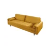 Sofa CANIS 220 cm musztardowo - żółta*Invicta Interior Clearance