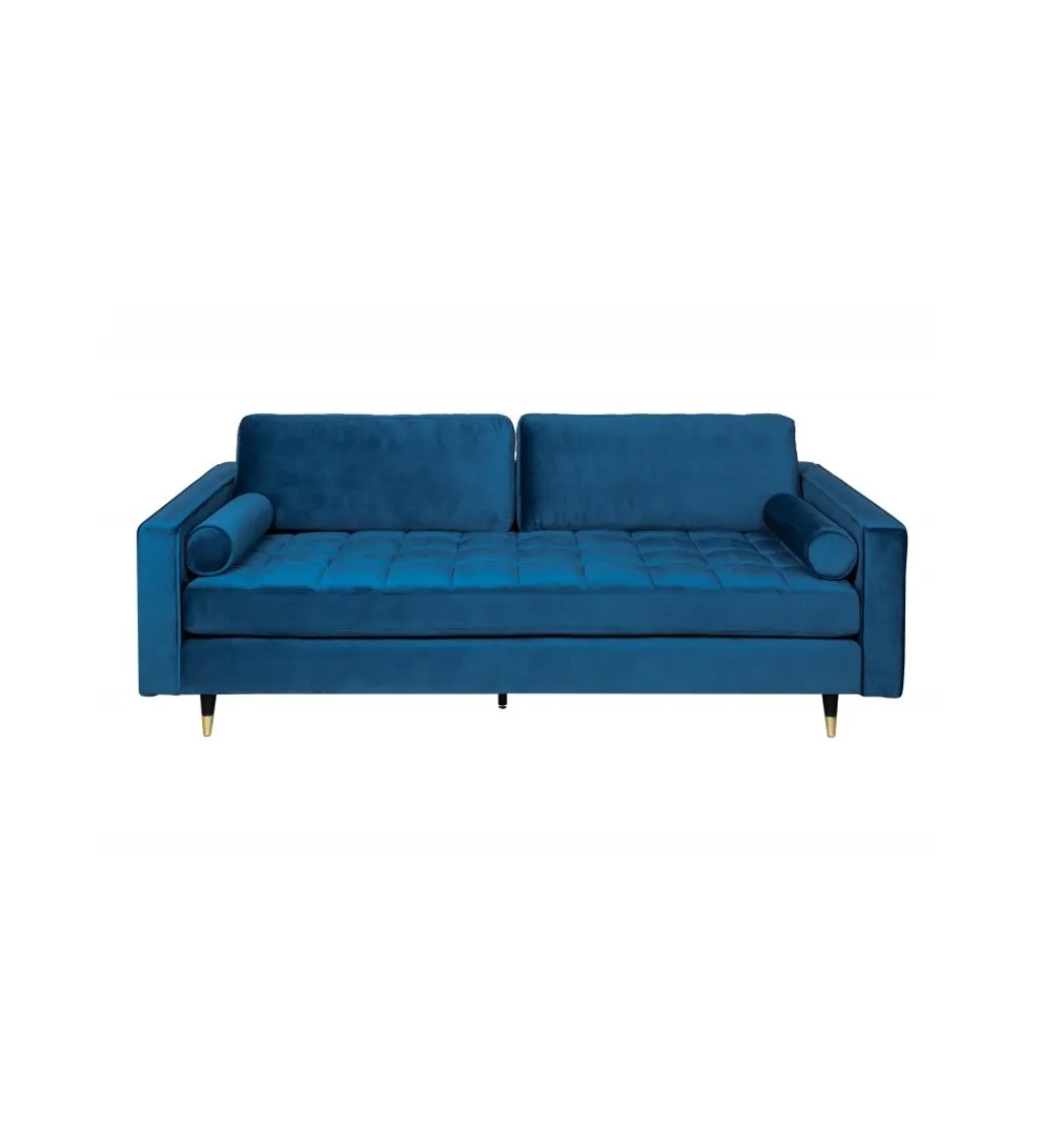 Sofa CANIS velvet 220 cm aqua velvet*Invicta Interior Discount
