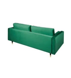 Sofa CANIS velvet 220 cm szmaragdowo zielony aksamit*Invicta Interior New