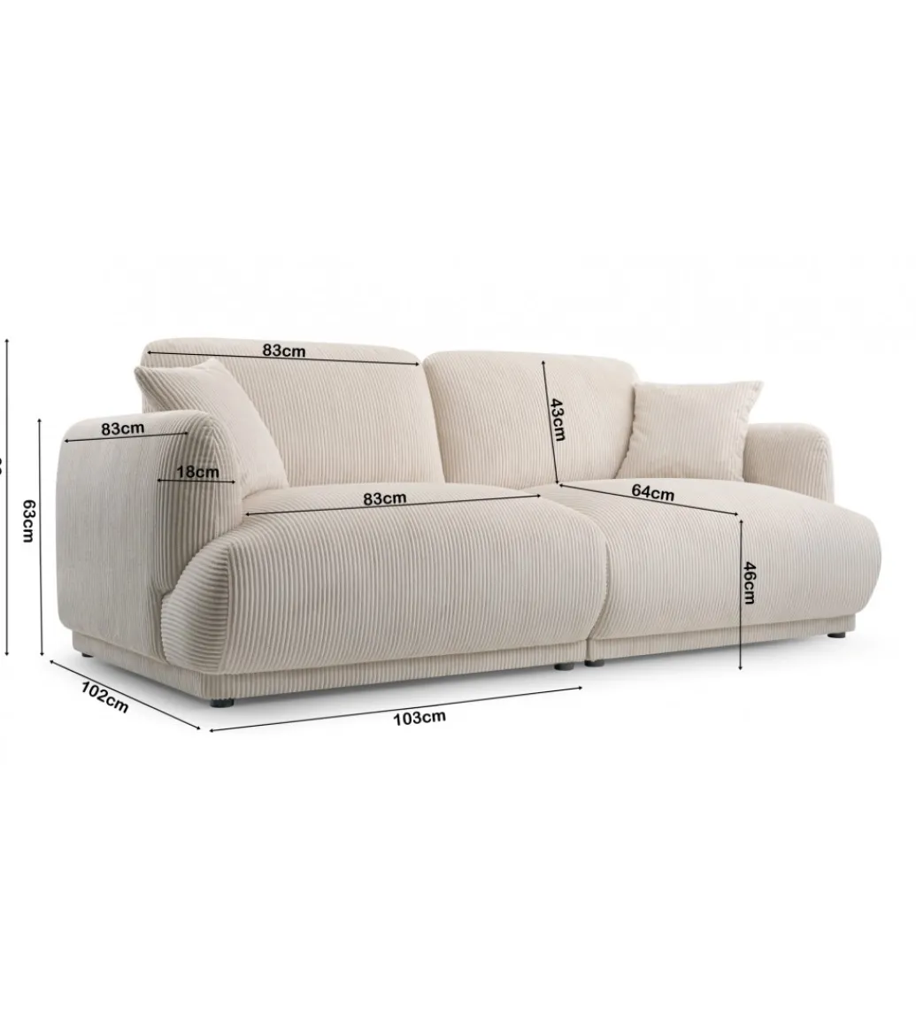 Sofa CHACCO 206 cm*Kmeble New