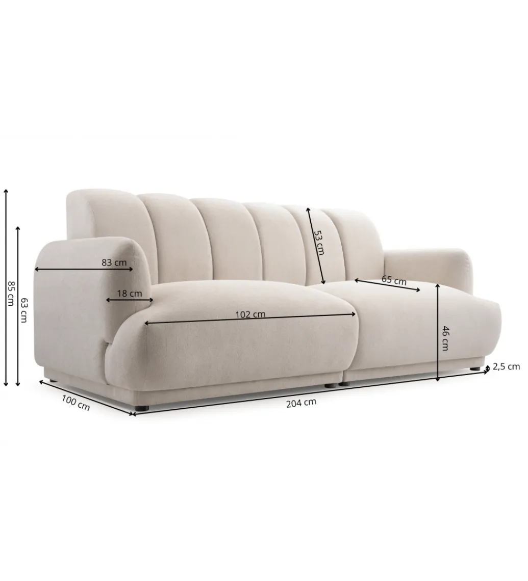 Sofa COLESTUS 204 cm*Kmeble Online