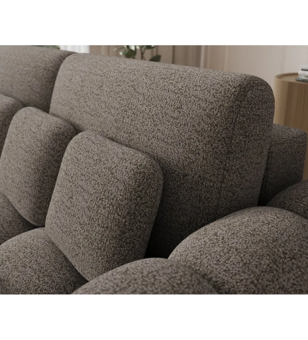 Sofa COTTONN 256 cm z funkcją spania popielaty tkanina royal 20*ZDLINNEO Best
