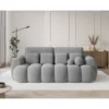 Sofa COTTONN 256 cm z funkcją spania jasny szary tkanina royal 04*ZDLINNEO Outlet