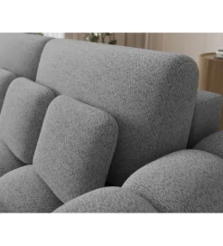 Sofa COTTONN 256 cm z funkcją spania jasny szary tkanina royal 04*ZDLINNEO Outlet