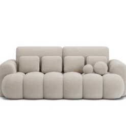 Sofa COTTONN 256 cm z funkcją spania kremowy tkanina royal 18*ZDLINNEO New