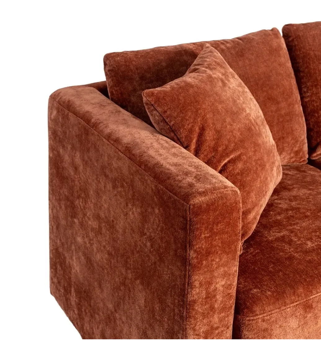 Sofa dwuosobowa MEFO 165 cm miodowa*Zona-Design Online