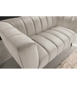 Sofa dwuosobowa Scarlett 165 cm szampański beż*Invicta Interior Best