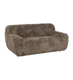 Sofa dwuosobowa WOLLY 185 cm brązowy*Zona-Design