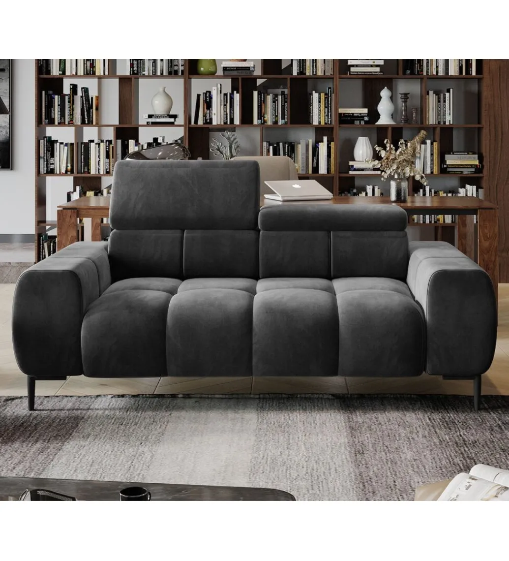 Sofa ELEKTRA Plaza 212 cm z regulowanymi zagłówkami*Wersal Discount