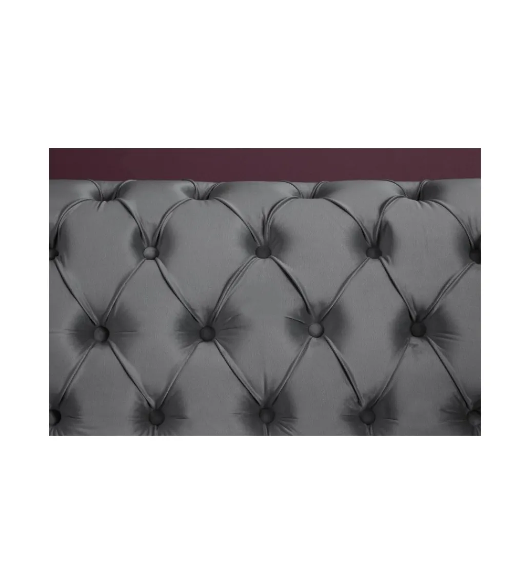 Sofa Euphoria 225 cm srebrno szara*Invicta Interior New