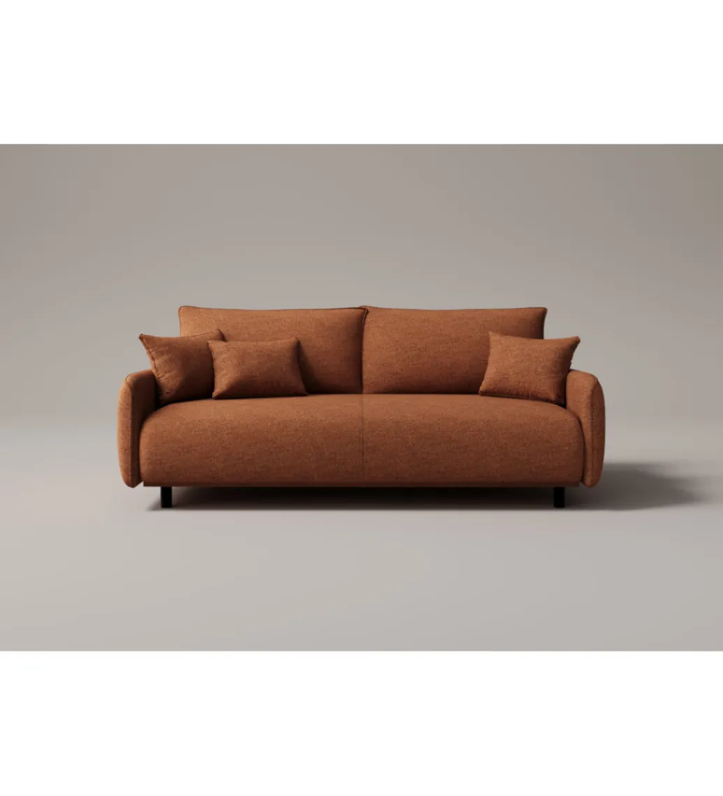 Sofa FABIOLA 218 cm z funkcją spania z pojemnikiem na pościel*Comforteo Discount