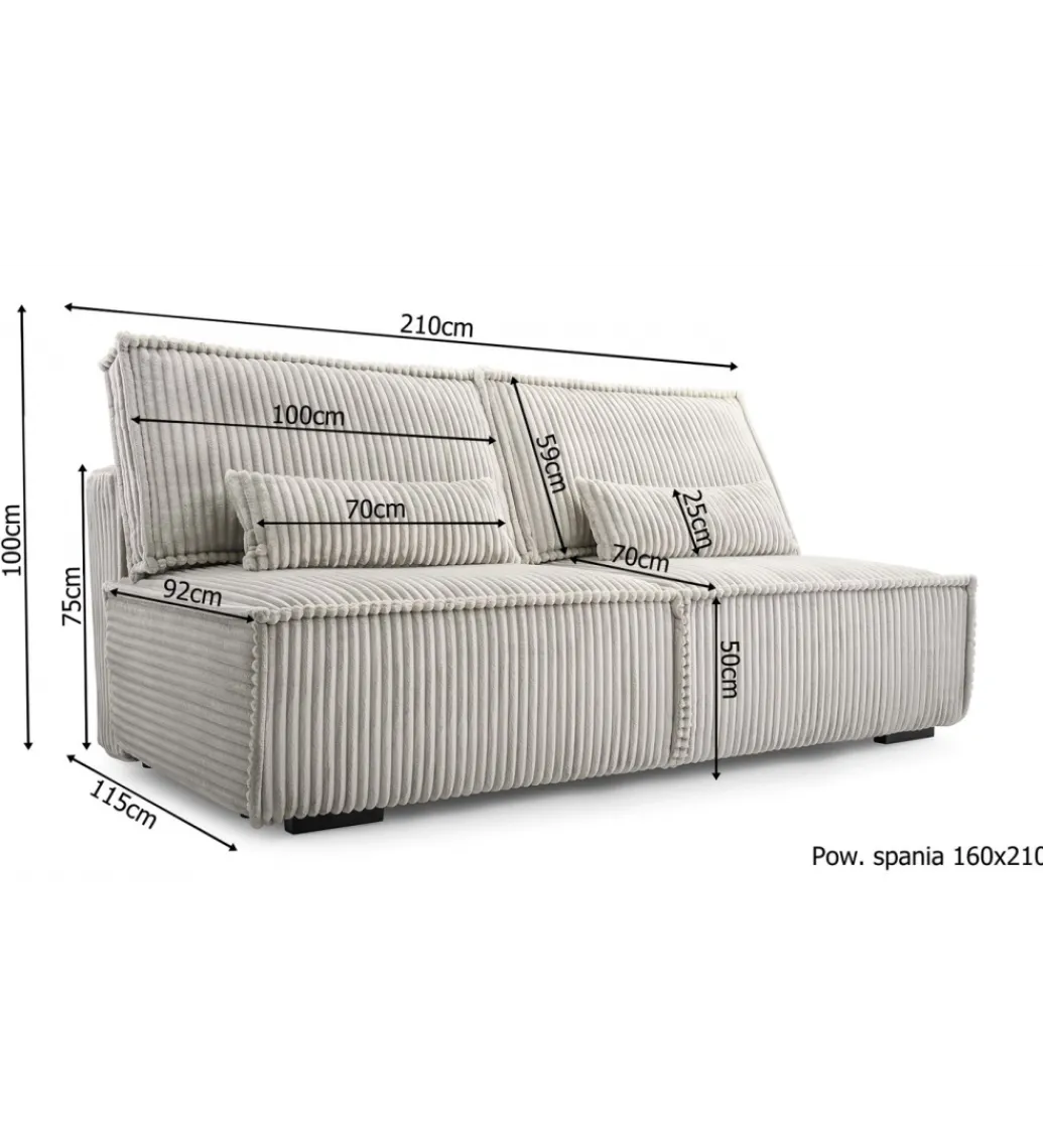 Sofa GIGI 210 cm*Kmeble Best