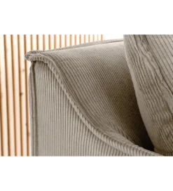 Sofa HEAVEN 200 cm cord greige*Invicta Interior Sale