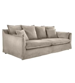 Sofa HEAVEN 200 cm cord greige*Invicta Interior Sale