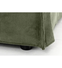 Sofa HEAVEN 200 cm cord zielony*Invicta Interior New