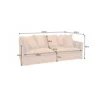 Sofa HEAVENLY Heaven 210 cm ciemna musztarda*Invicta Interior Discount