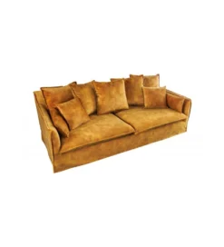 Sofa HEAVENLY Heaven 210 cm ciemna musztarda*Invicta Interior Discount