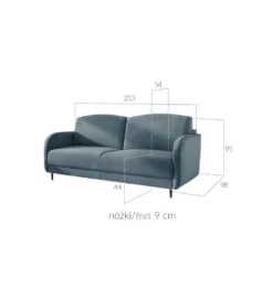 Sofa LUZON Laguna 215 cm z funkcją spania*Comforteo Sale