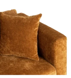Sofa MODERN BAROCK 240 cm aksamitna musztardowo-żółta*Zona-Design Outlet