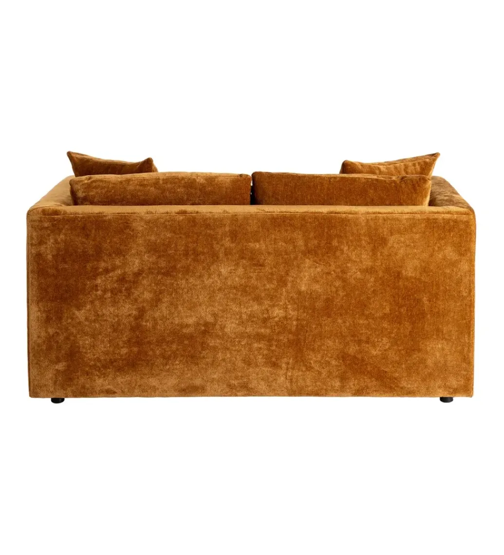 Sofa MODERN BAROCK 240 cm aksamitna musztardowo-żółta*Zona-Design Outlet